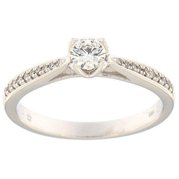 Gold ring with diamonds 0,31 ct. Code: 134an
