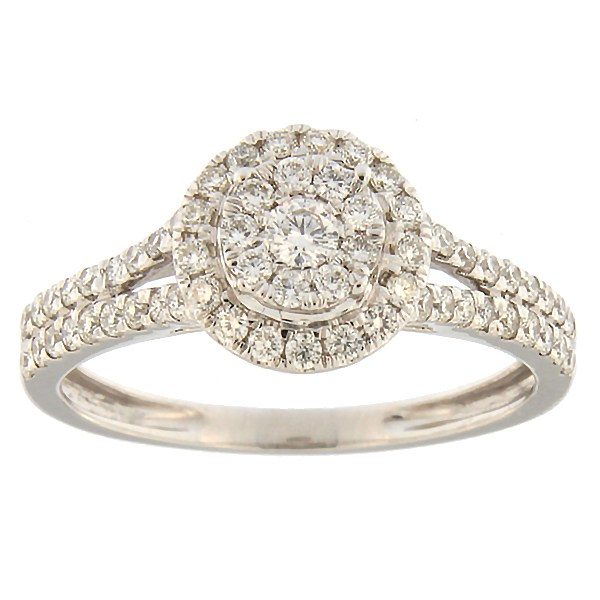 Gold ring with diamonds 0,60 ct. Code: 14hk