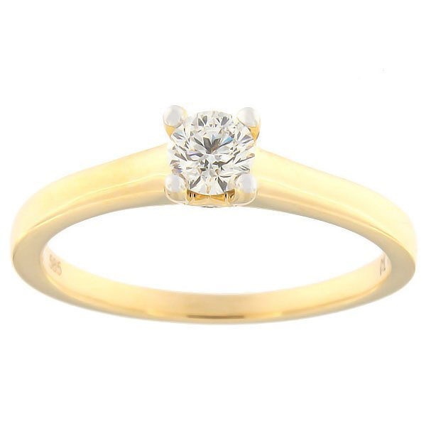 Gold ring with diamond 0,30 ct. Code: 173ak