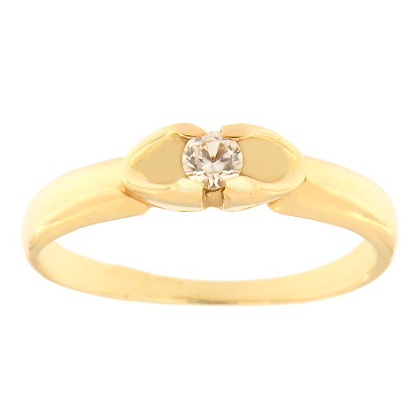 Gold ring with zircon Code: 425p