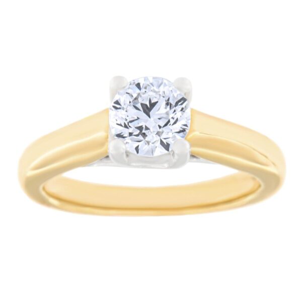 Gold ring with diamonds 1,00 ct. Code: 47aa