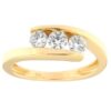 Золотое кольцо с бриллиантами 0,50 ct. Kод: 74an