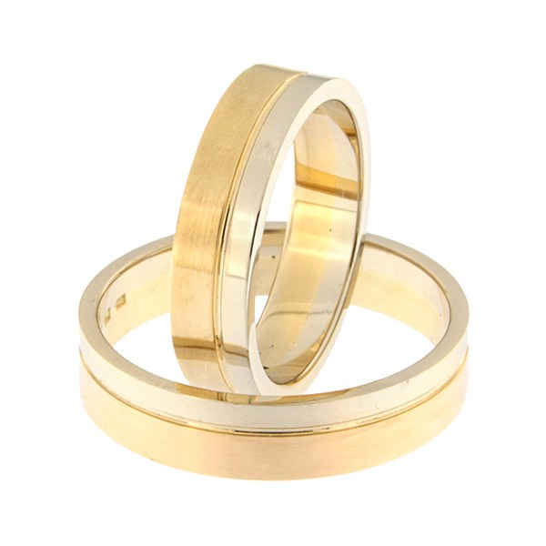 Gold wedding ring Code: rn0152-5-1/3vl-2/3km1