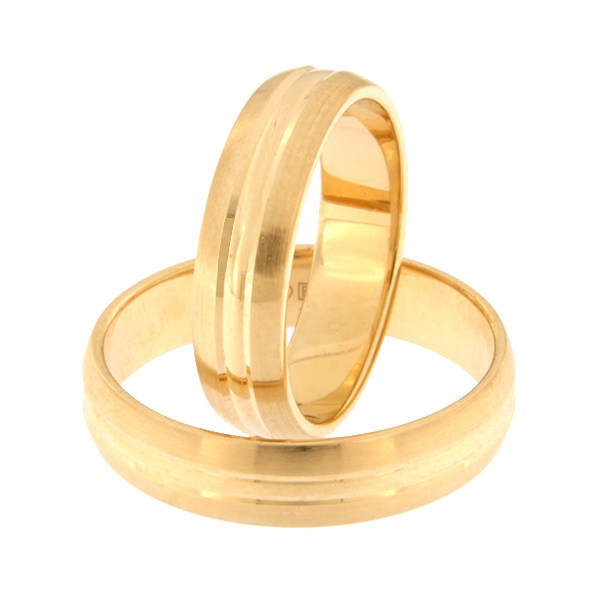 Золотое обручальное кольцо Kод: rn0154-5-km3