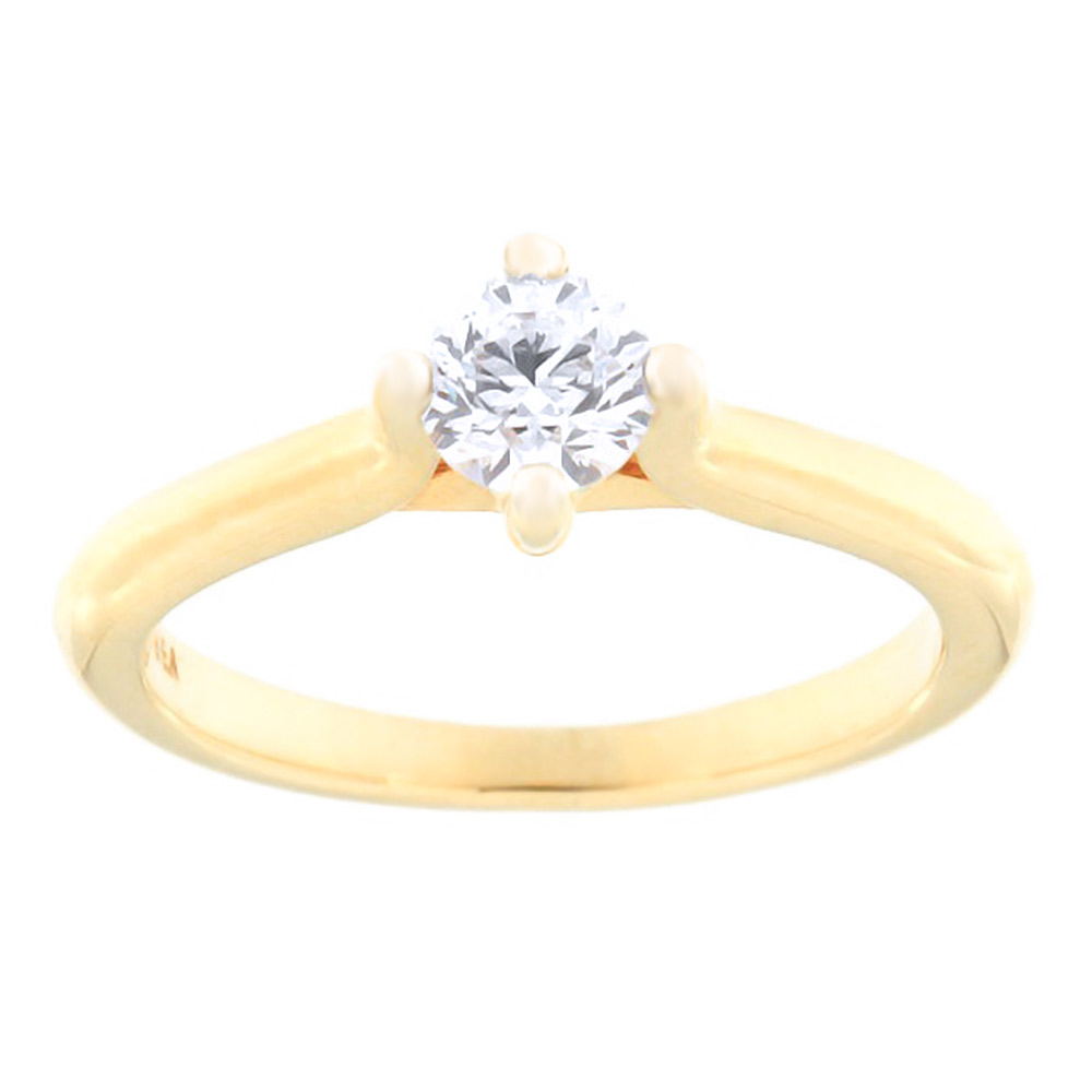 Gold ring with diamond 0,50 ct. Code: c7825unik