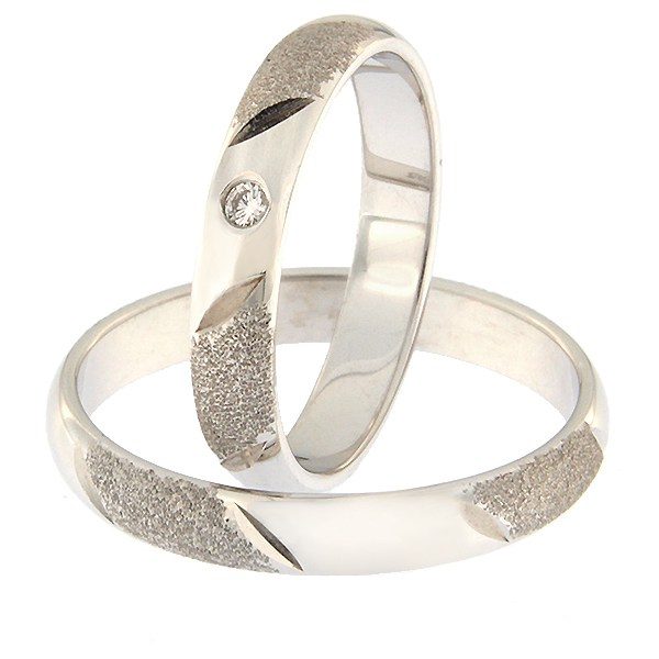 Kullast abielusõrmus teemantiga Kood: Rn0110-3,5-v-1k