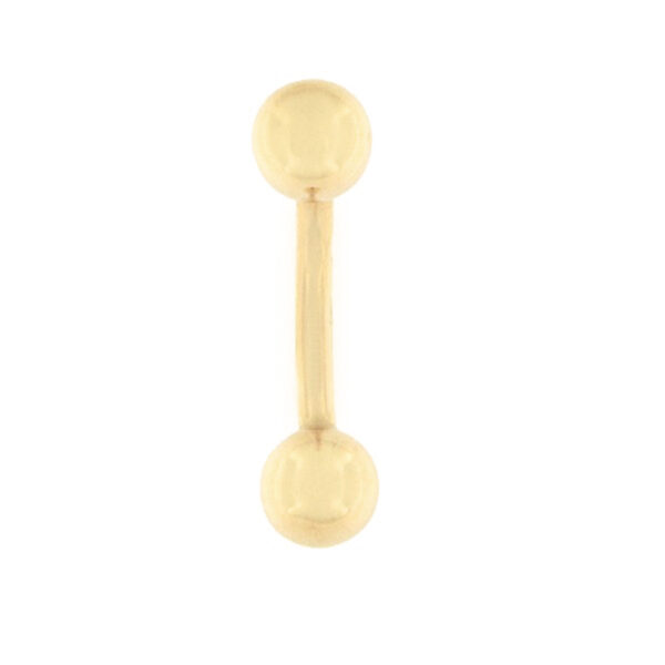 Gold belly button ring Code: pn0129