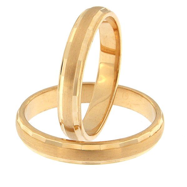 Золотое обручальное кольцо Kод: rn0102-3,5