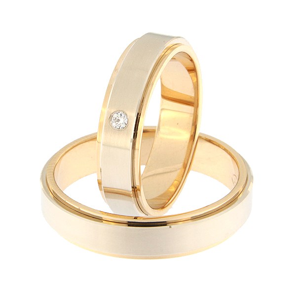 Kullast abielusõrmus teemantuga Kood: Rn0111-5-pvsm1-ak-1k-lõiketa