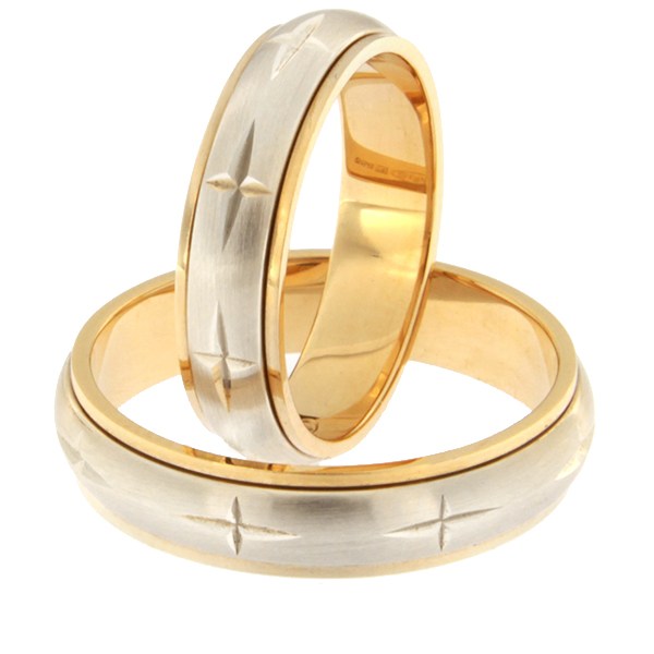 Kullast abielusõrmus Kood: rn0115-5-pvm1-ak-tärnidega