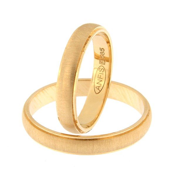 Золотое обручальное кольцо Kод: rn0117-3,5-km7