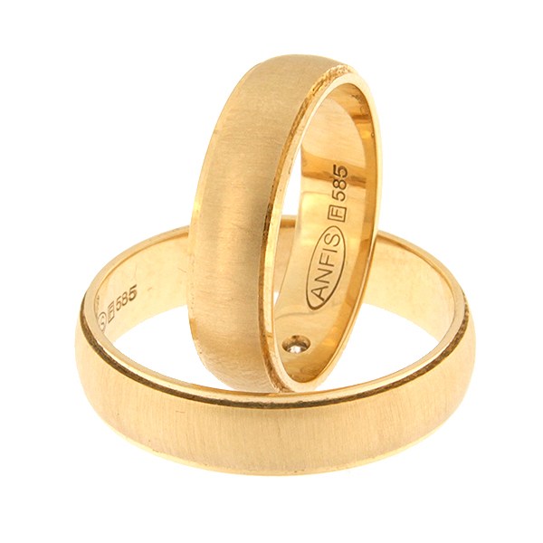 Золотое обручальное кольцо Kод: rn0117-5-km7