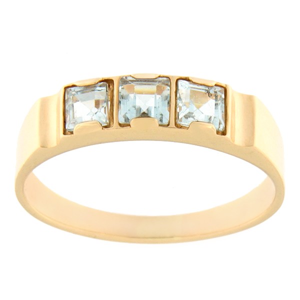 Gold ring with topaz Code: rn0128-topaas