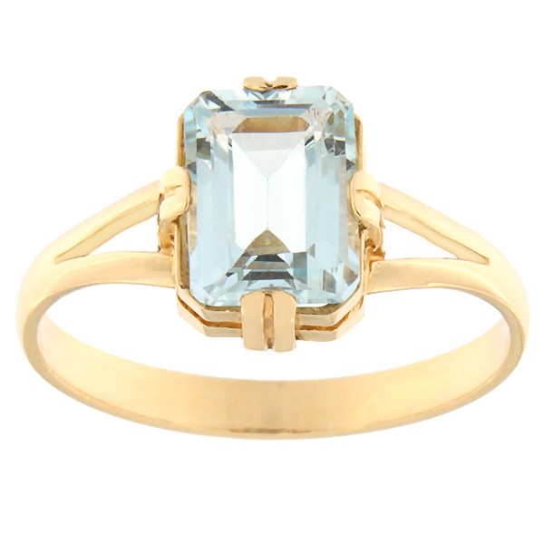 Gold ring with topaz Code: rn0129-topaas