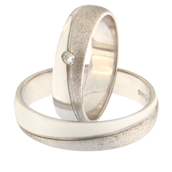 Kullast abielusõrmus teemantiga Kood: rn0150-5-vm5-1k