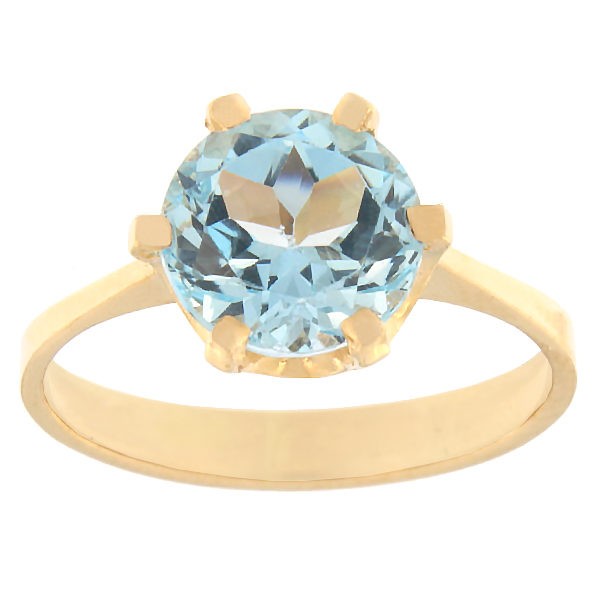 Gold ring with topaz Code: rn0153-topaas