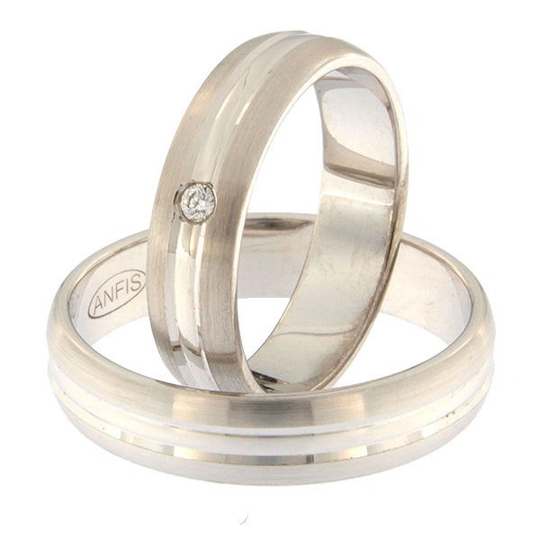 Kullast abielusõrmus teemantiga Kood: Rn0154-5-vm3-1k