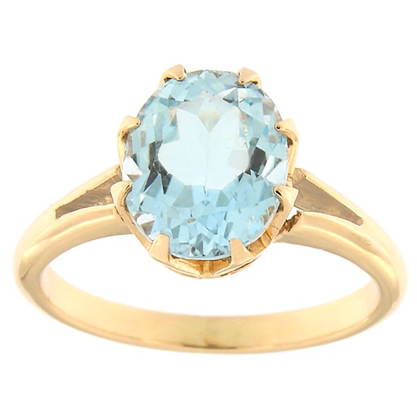 Gold ring with topaz Code: rn0165-topaas