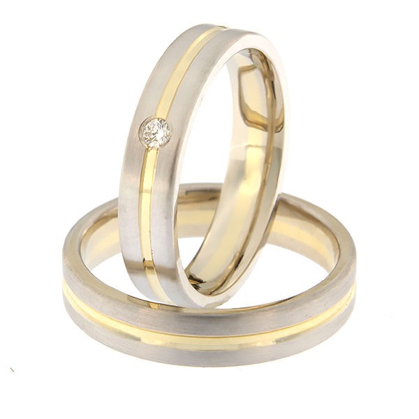 Kullast abielusõrmus Kood: A411-1K
