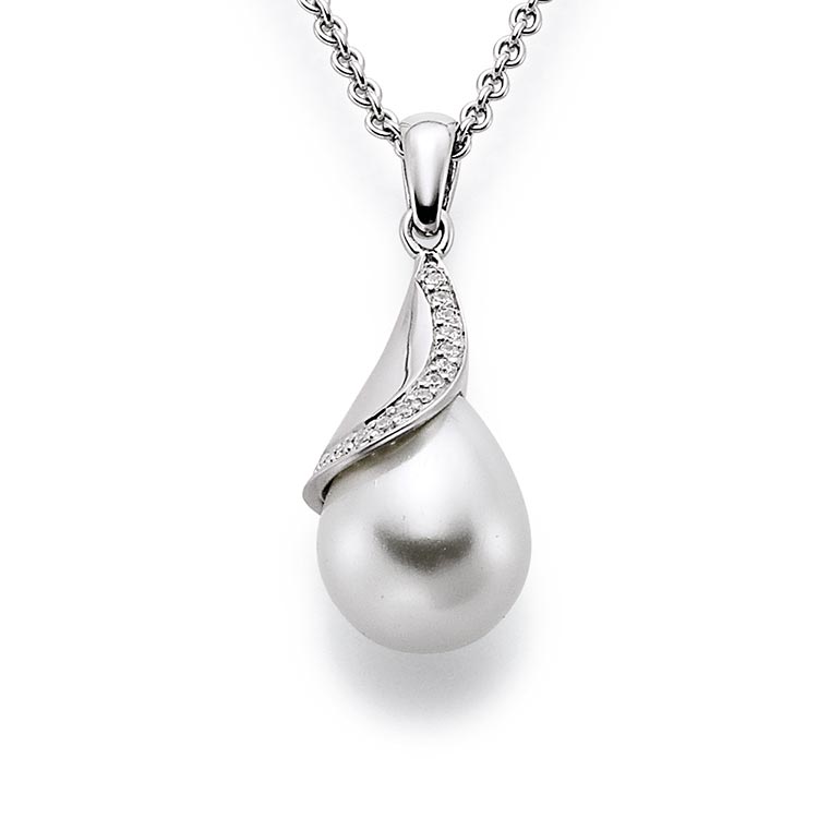 Viventy silver pendant with pearl Code: 764302