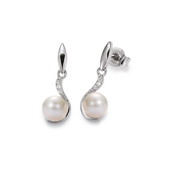 Viventy silver earrings with pearls Code: 777624