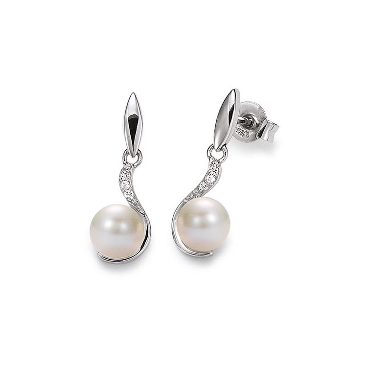 Viventy silver earrings with pearls Code: 777624
