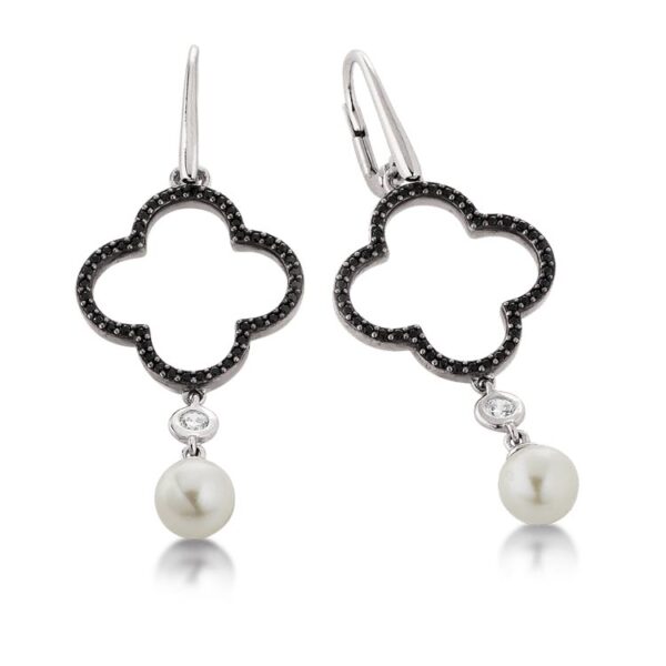 Viventy silver earrings with freshwater pearl Code: 779304