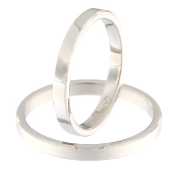 Kullast abielusõrmus Kood: Rn0167-2,5-V-valge