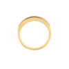 Gold ring with diamonds and emeralds Code: 12m