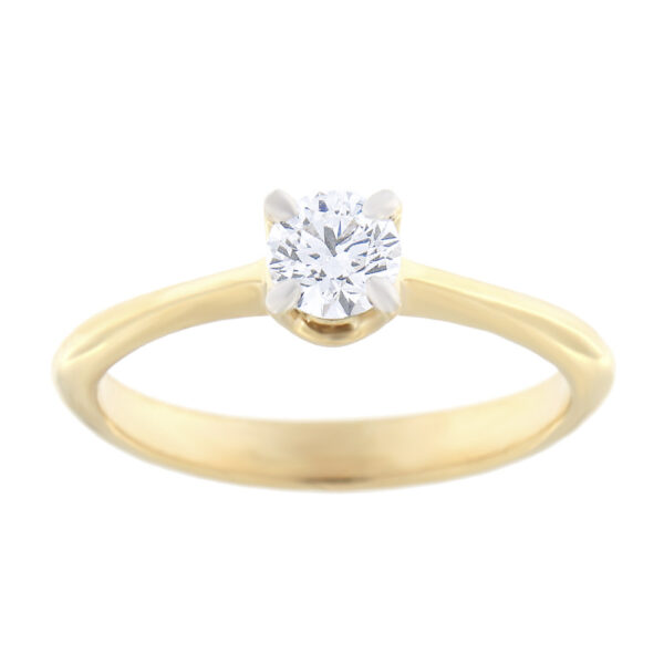 Gold ring with diamond 0,50 ct. Code: 1a/e8009