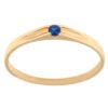 Kullast sõrmus tsirkooniga Kood: rn0122-sinine