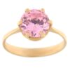 Kullast sõrmus tsirkooniga Kood: rn0153-roosa