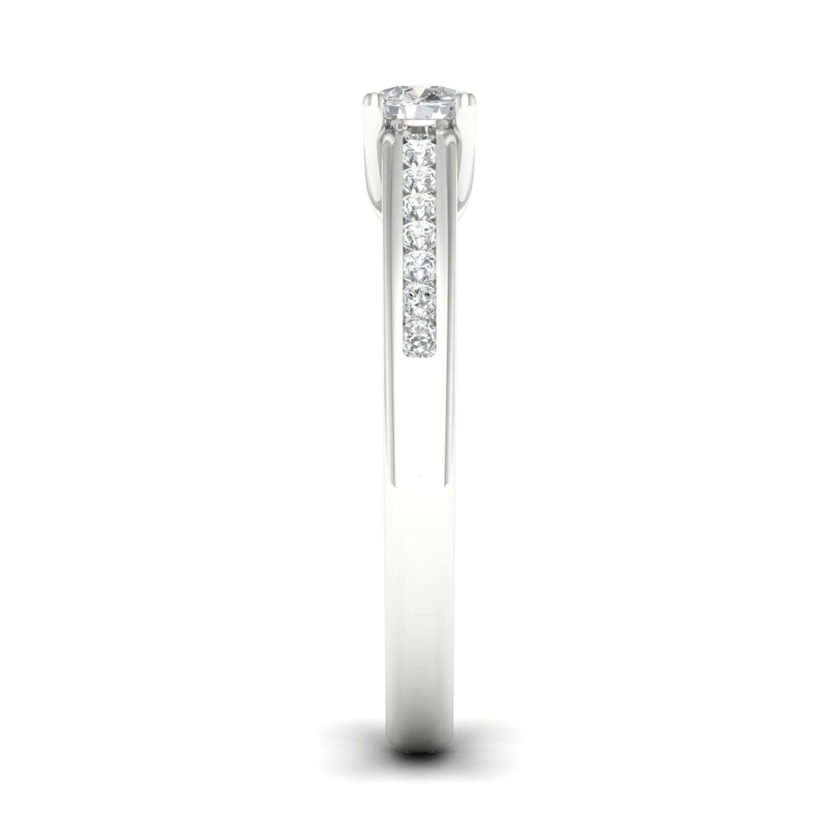 Kullast sõrmus teemantidega 0,40 ct. Kood: 64hc