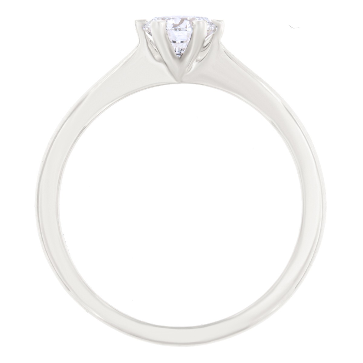 Gold ring with diamond 0,50 ct. Code: 79am