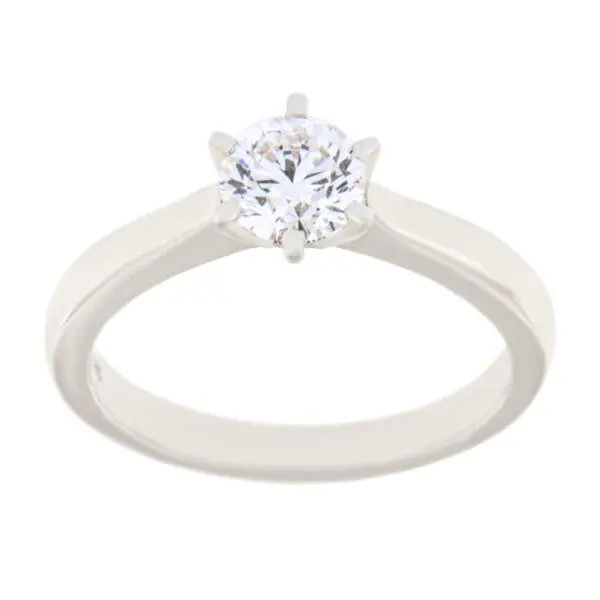 Gold ring with diamond 0,75 ct. Code: 84am