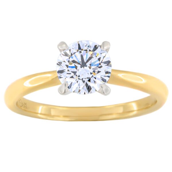 Gold ring with diamond 1,02 ct. Code: RX3066