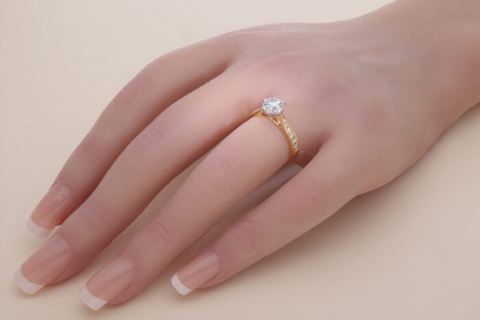 Kuldsõrmus teemantiga 1,16 ct. Kood: RX4602-y-1,0 - Image 5