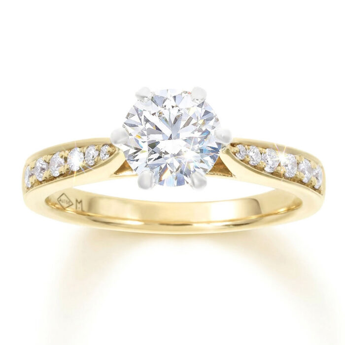 Kuldsõrmus teemantiga 1,16 ct. Kood: RX4602-y-1,0