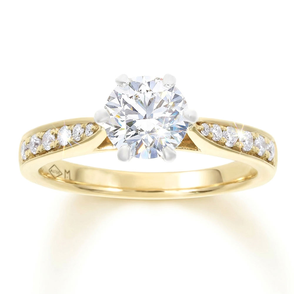 Kuldsõrmus teemantiga 1,16 ct. Kood: RX4602-y-1,0