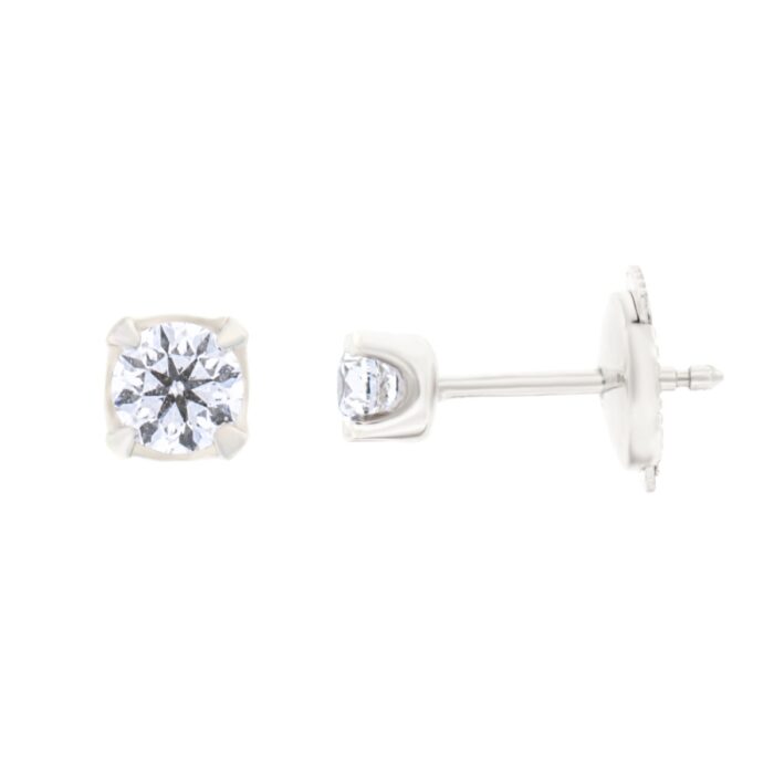 Kullast kõrvarõngad teemantidega 0,32 ct. Kood: 47ap