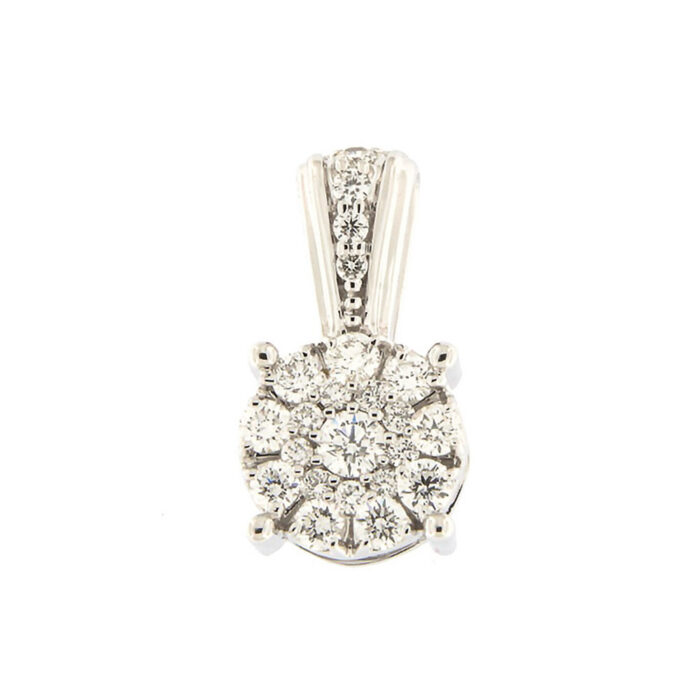 Kullast ripats teemantidega 0,28 ct. Kood: 110ay, 202ae