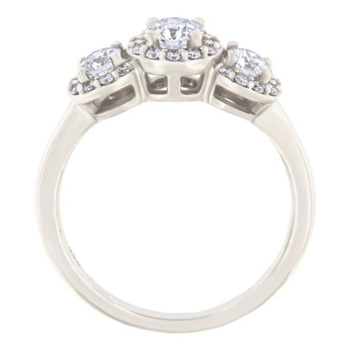 Kullast sõrmus teemantiga 0,75 ct. Kood: 110he - Image 3