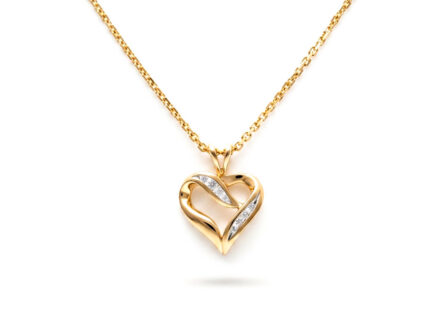 Kullast ripats teemantidega Kood: 122una