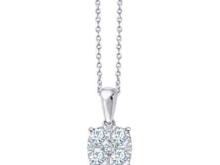 Kullast ripats teemantidega 0,31 ct. Kood: 125una