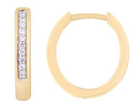 Gold earrings with diamonds Code: 29ay, 134ae