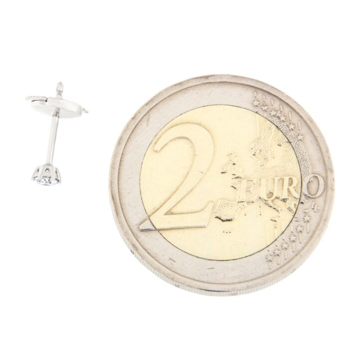 Kullast kõrvarõngad teemantidega 0,17 ct. Kood: 79ay, 14am - Image 2