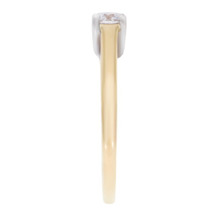 Kullast sõrmus teemantiga 0,26 ct. Kood: 16ar - Image 3
