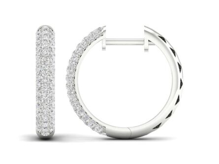 Gold earrings with diamonds 0,50 ct. Code: 186hm