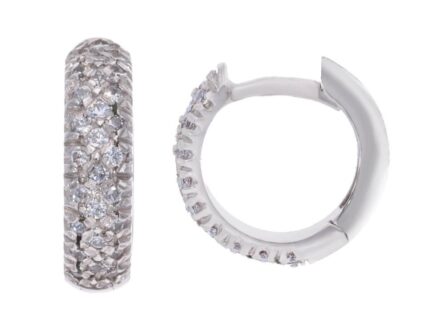 Gold earrings with cubic zirconia Code: 187940