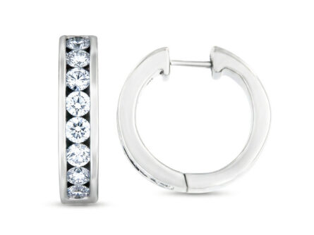 Kullast kõrvarõngad teemantidega 1,04 ct. Kood: 18ay, 28am